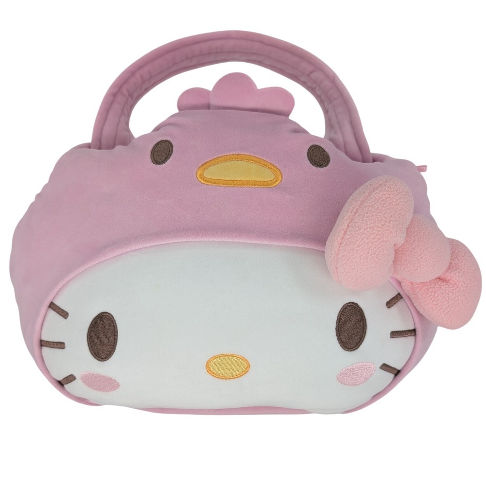 Sanrio Hello Kitty Spring Plush Pail Kids Pink Easter Basket Chick Costume